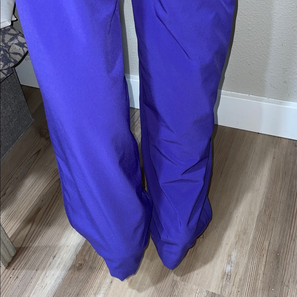Athleta Women's Vibrant Purple Straight Leg Pants - Picture 8 of 10